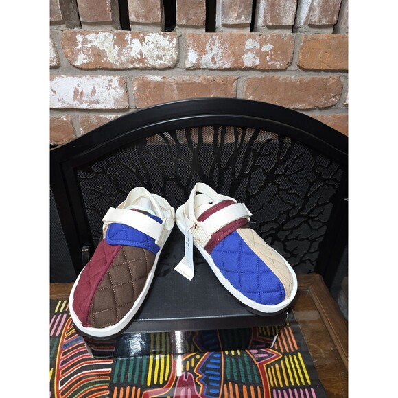 Reebok Beatnik Sandals HQ6250 Sahara Quilted Outdoor Slip On Unisex Size 9 NIB